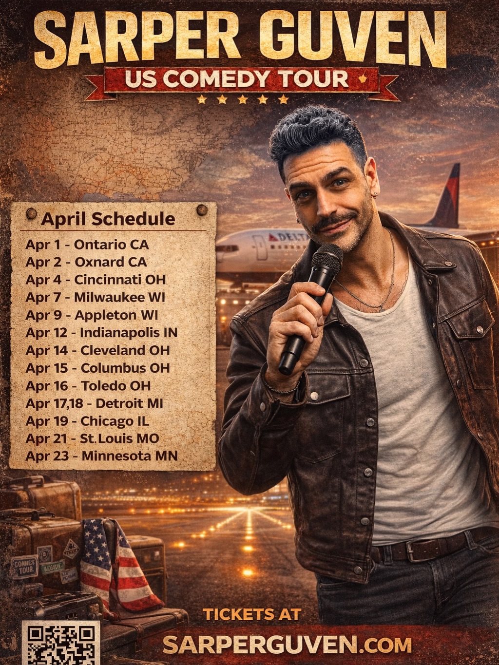 Sarper Guven US Comedy Tour Poster 2026